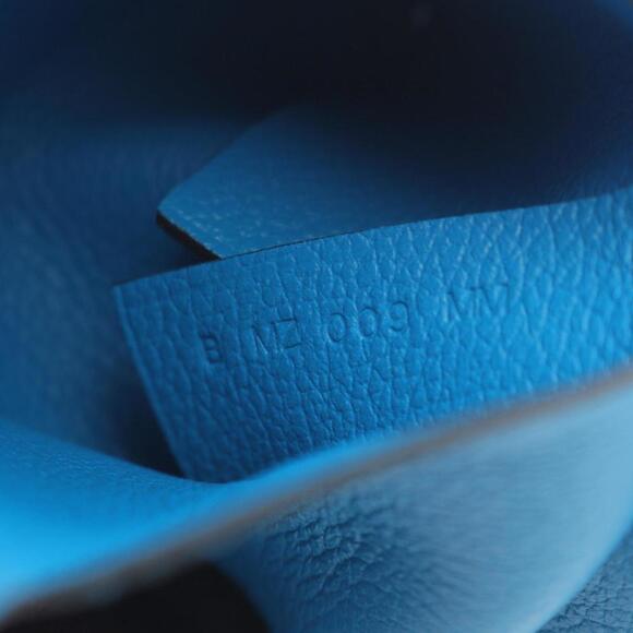 HERMES Blue Leather Wallet - Picture 5 of 6